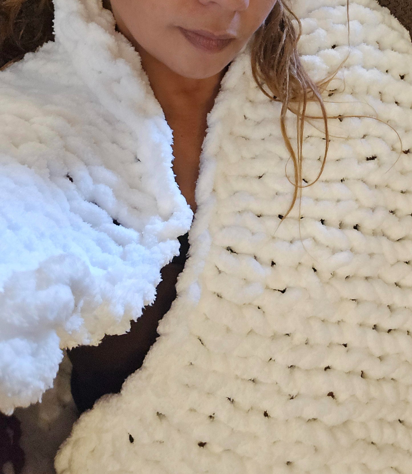 The Nimbus Throw | Hand Knit Cozy Blanket