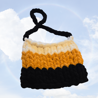 Puffin Puff Chunky Knit Purse