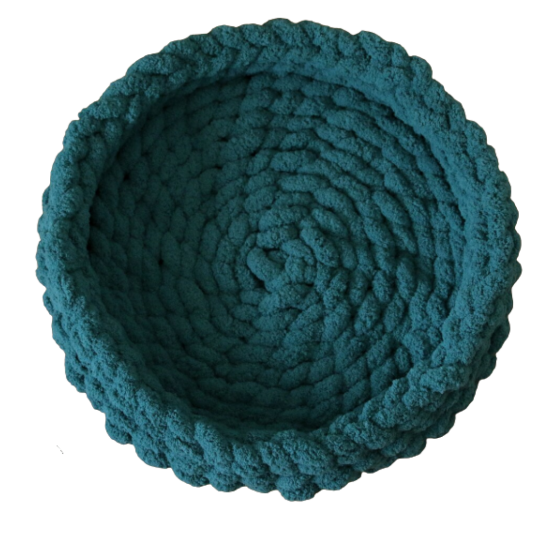 The Cloud Hand Knit Plush Pet Bed by Milton & Neo