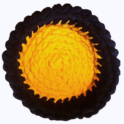 The Cloud Hand Knit Plush Pet Bed by Milton & Neo