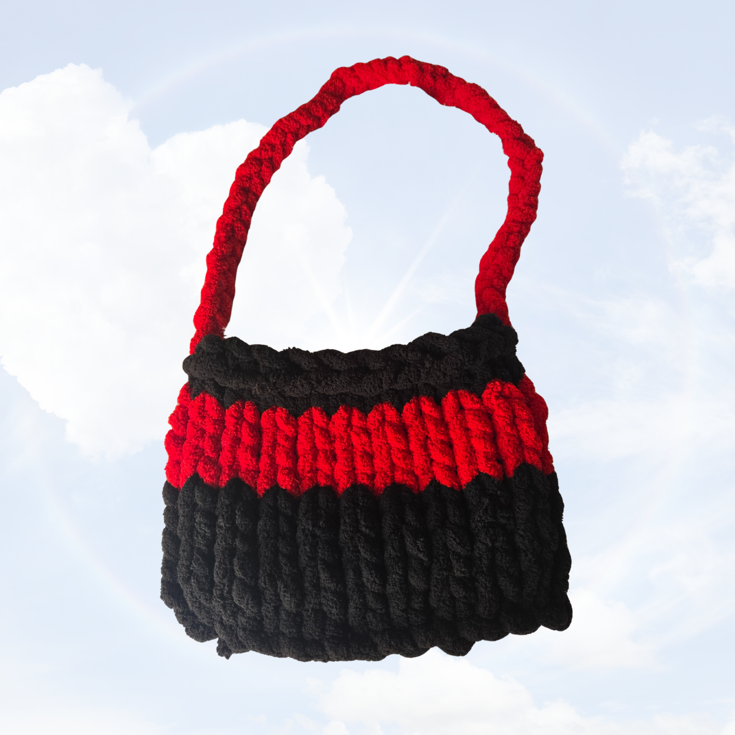 Puffin Puff Chunky Knit Purse
