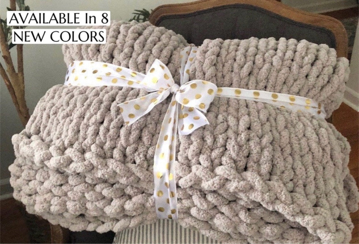 The Nimbus Throw | Hand Knit Cozy Blanket