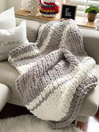 The Nimbus Throw | Hand Knit Cozy Blanket