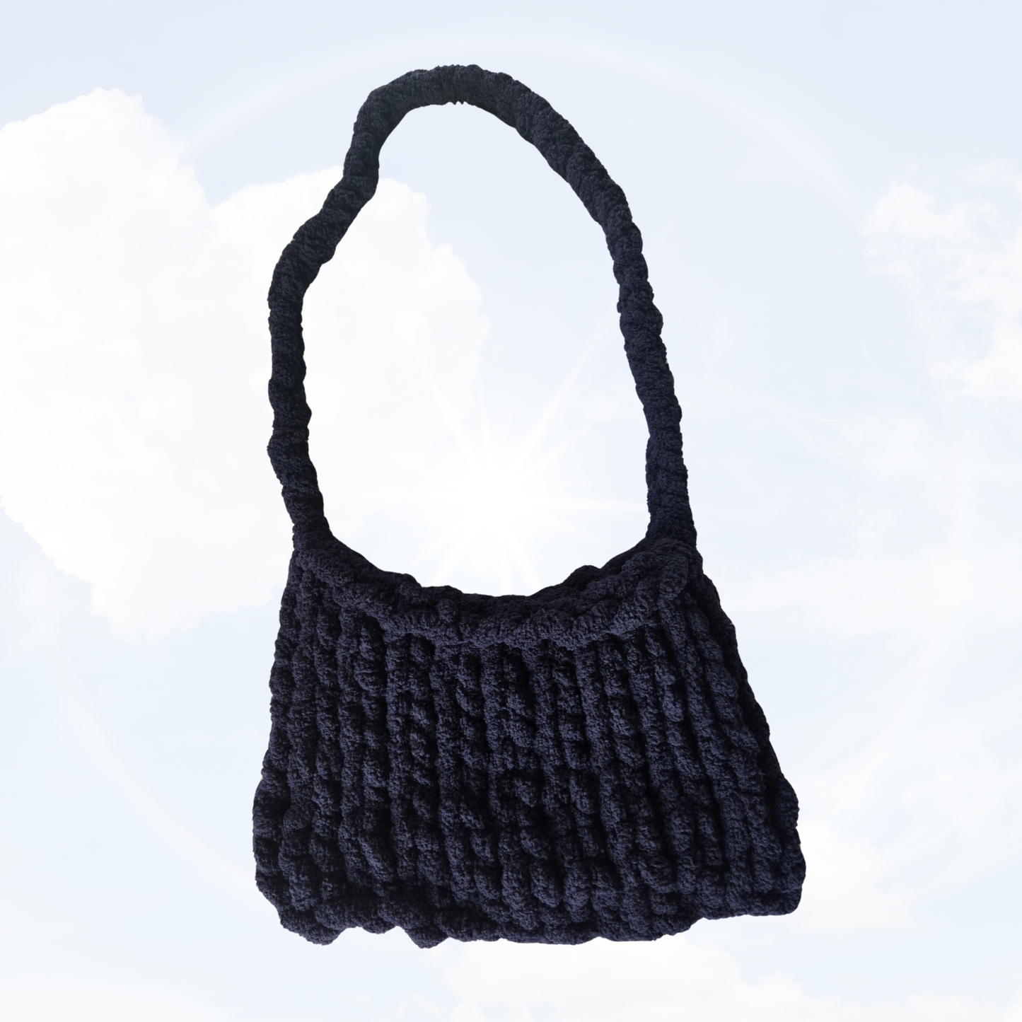 Puffin Puff Chunky Knit Purse